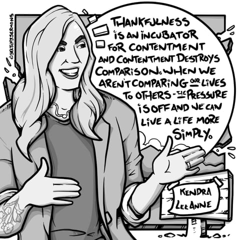 Thankfulness is an incubator for contentment and…