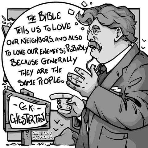 The Bible tells us to love our neighbors