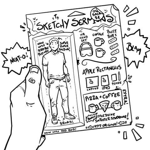 I jumped on the “make yourself an action figure in a box”…