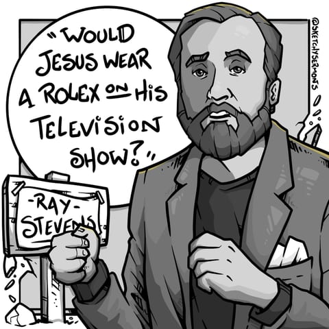 Would Jesus wear a rolex on his television show?