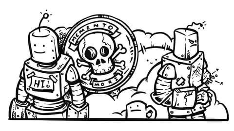 The Sketchy Sermons footer robots